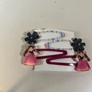 Pink and Blue Hair Clip Set